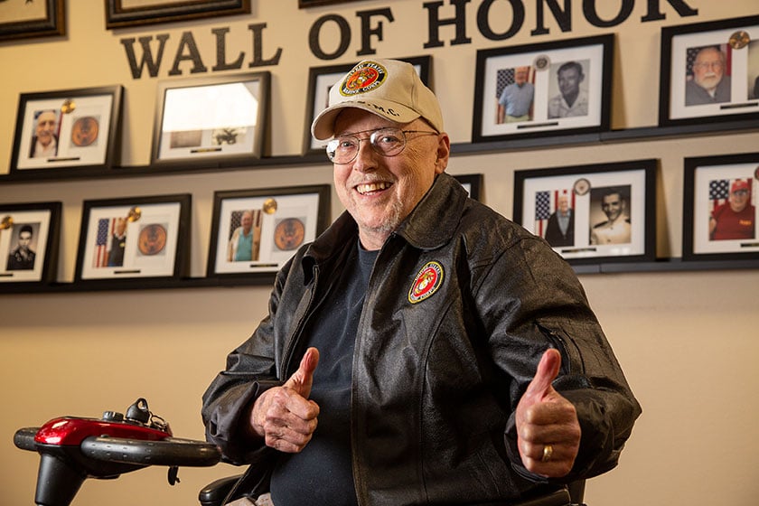 The Wall of Honor at Pioneer Ridge